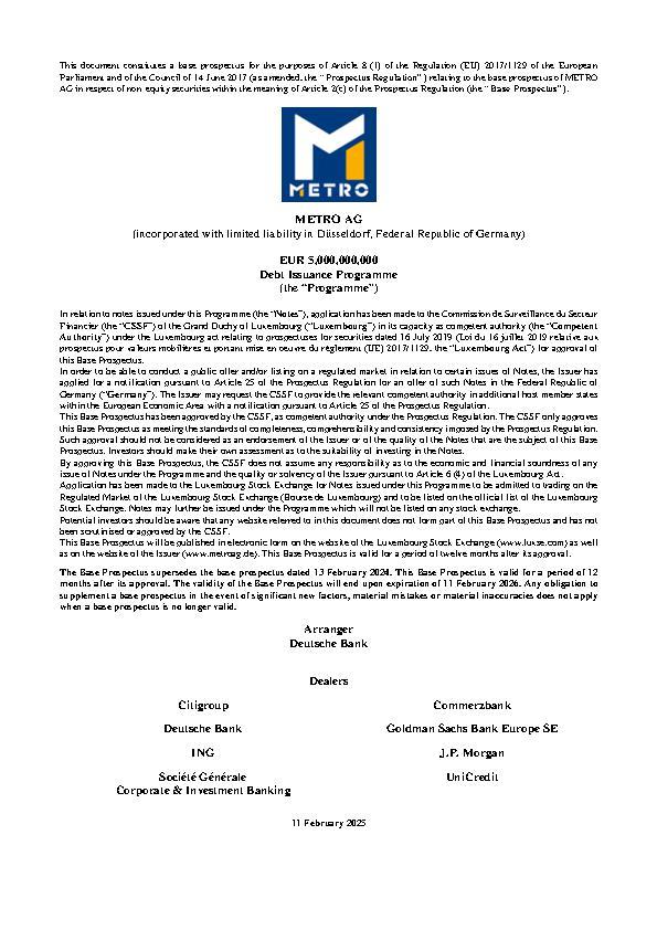 €5 bn Debt Issuance Programme Prospectus (Englisch)