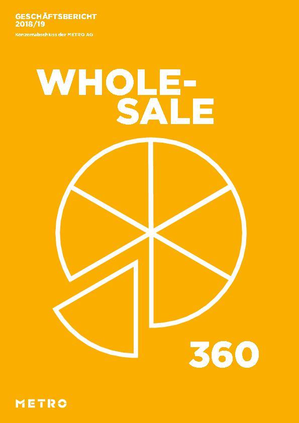 Geschäftsbericht der METRO 2018/19
