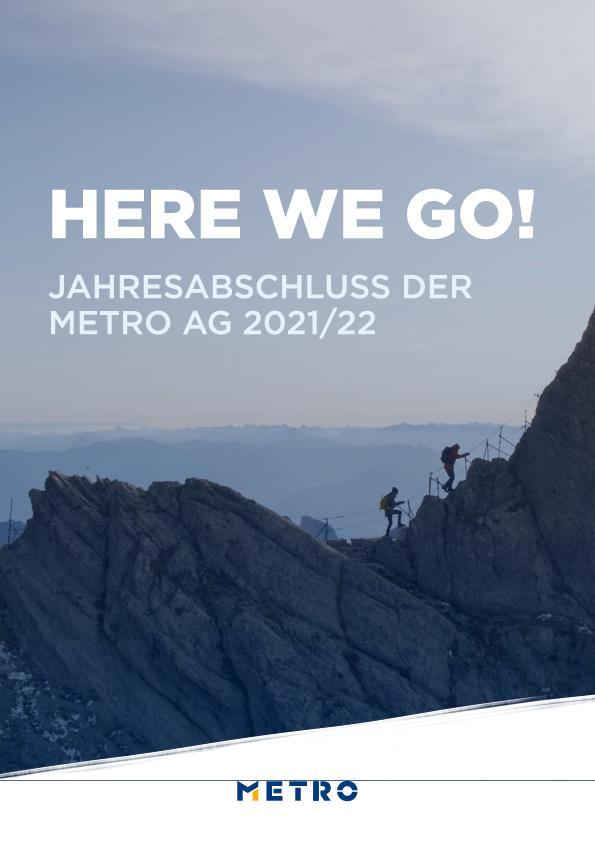 Jahresabschluss der METRO AG 2021/22
