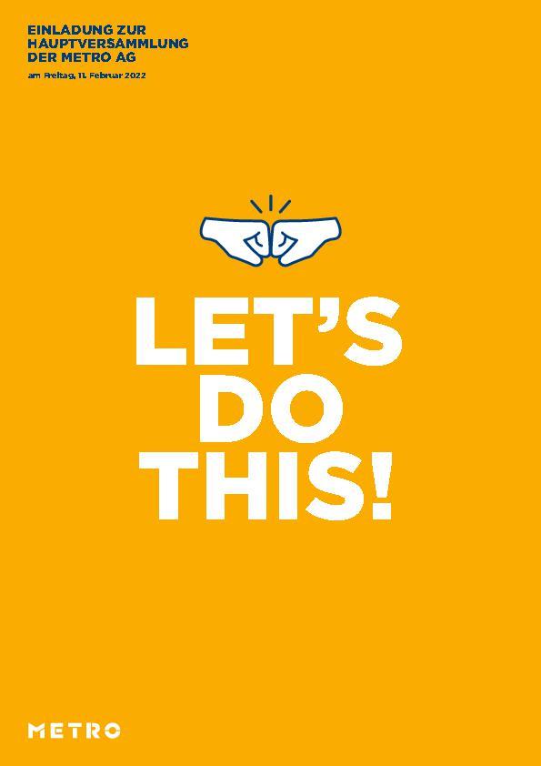 Einladung Hauptversammlung 2022
